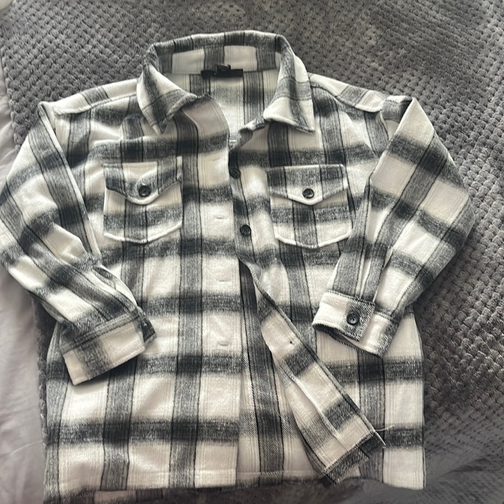 Girls Flannel shacket